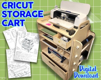 Cricut Storage Cart Plans - Digital Download