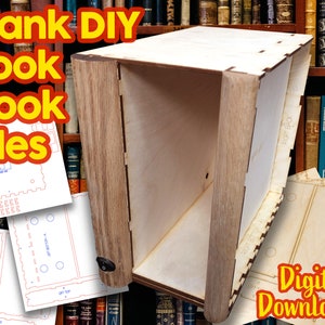 Blank Book Nook Diorama - DIY Laser Files