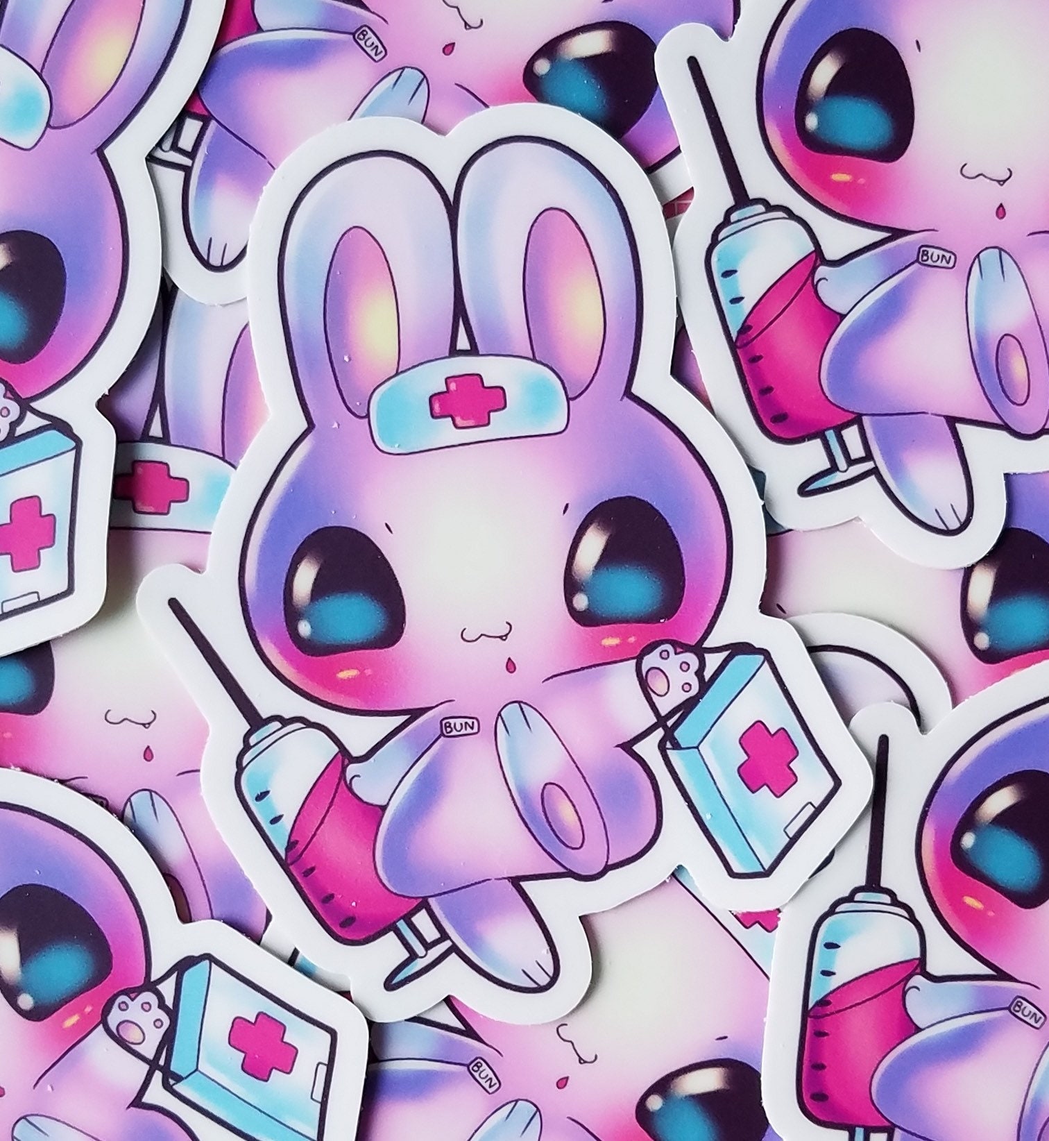 Nurse Bunny Cute Animal Sweet Purple Pink Kawaii - Etsy Ireland Nurse Bunny Cute Animal Sweet Purple Pink Kawaii - Etsy Ireland