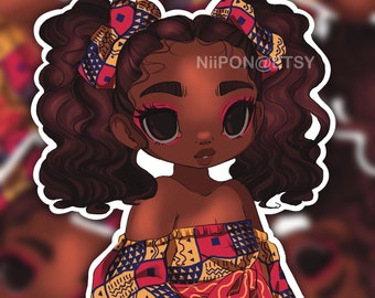 Black Girl Kawaii Etsy