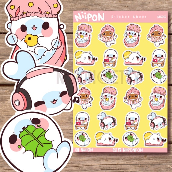 16 Sheets Stickers Book Kawaii Planner Stickers DIY Notebook