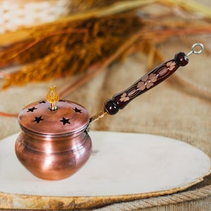 Copper Censer, Handmade Copper Censer, Copper Incense Burner, Vintage Censer, Copper Gift, Handmade Copper Gift