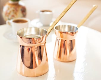 Copper Coffee Pot, Turkish Coffee Pot, Copper Turkish Coffee Pot, Handmade Copper Pot, Copper Coffee Maker, Modern Coffee Pot