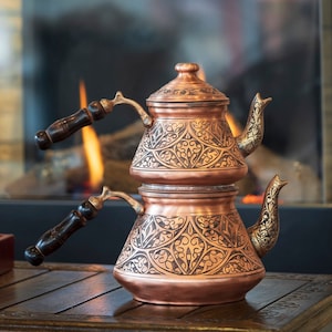 Copper Teapot, Copper Kettle, Copper Tea Kettle, Vintage Kettle, Handmade Copper Kettle