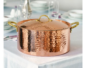 Handmade Copper Pot, Copper Pot, Cookware, Modern Copper, Copper Cookware