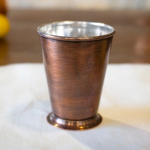 Handmade Solid Oxidized Copper Glass for all Drinks, Vintage Style Copper Cup, Christmas Gift, Housewarming Gifts