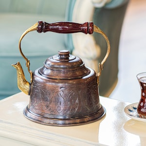 Vintage style electric kettle top