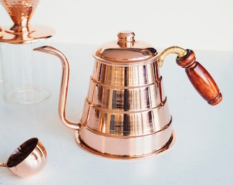 Copper Teapot, Copper Kettle, Copper Coffee Kettle, V60 Kettle, Vintage Kettle, Copper Coffee Pot, Copper Tea Kettle