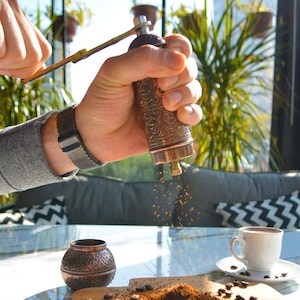Traditional Turkish Coffee Grinder, Coffee Grinder, Vintage Coffee Grinder, Spice Grinder