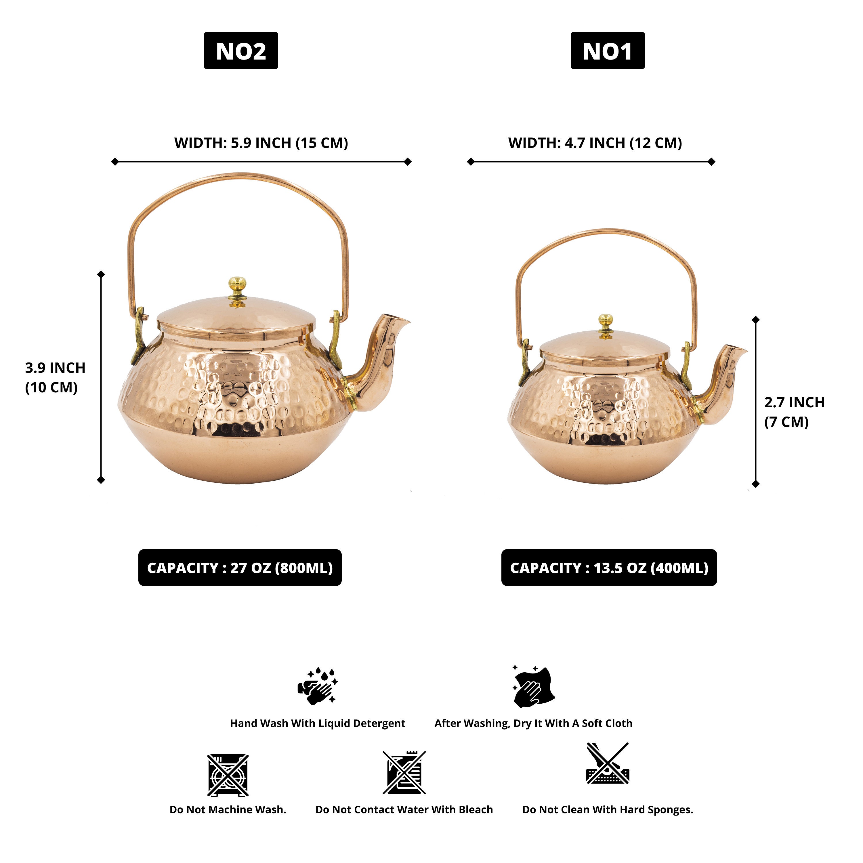 Solid Copper Tea Pot Japanese Teapot Handmade Copper Tea Etsy