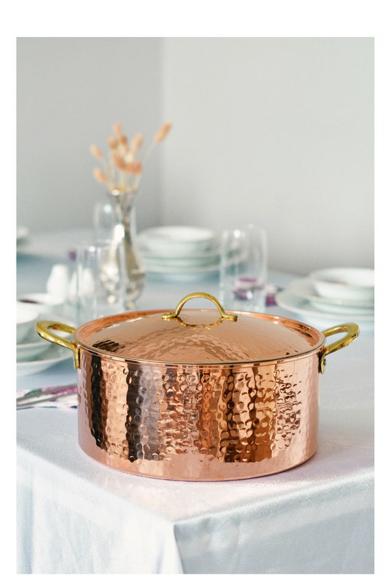 Handmade Copper Pot, Copper Pot, Cookware, Modern Copper, Copper