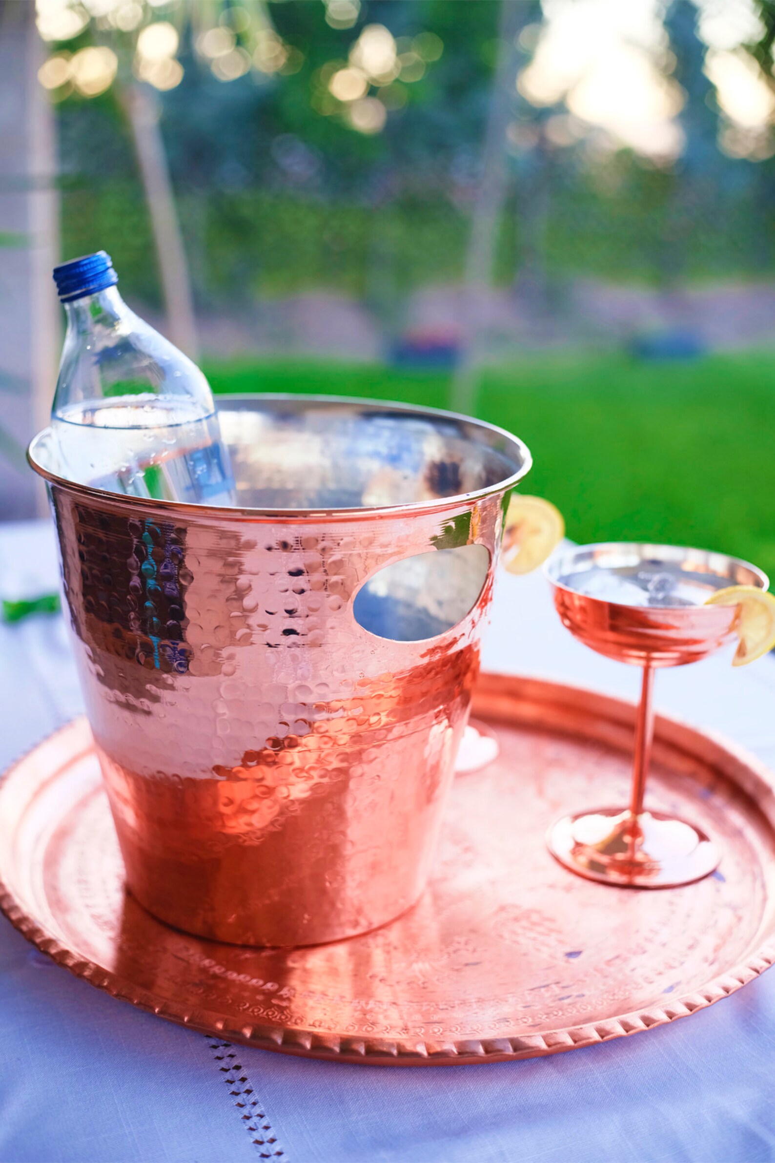 Copper Ice Bucket Beverage Tub Copper Beverage Tub Copper Etsy