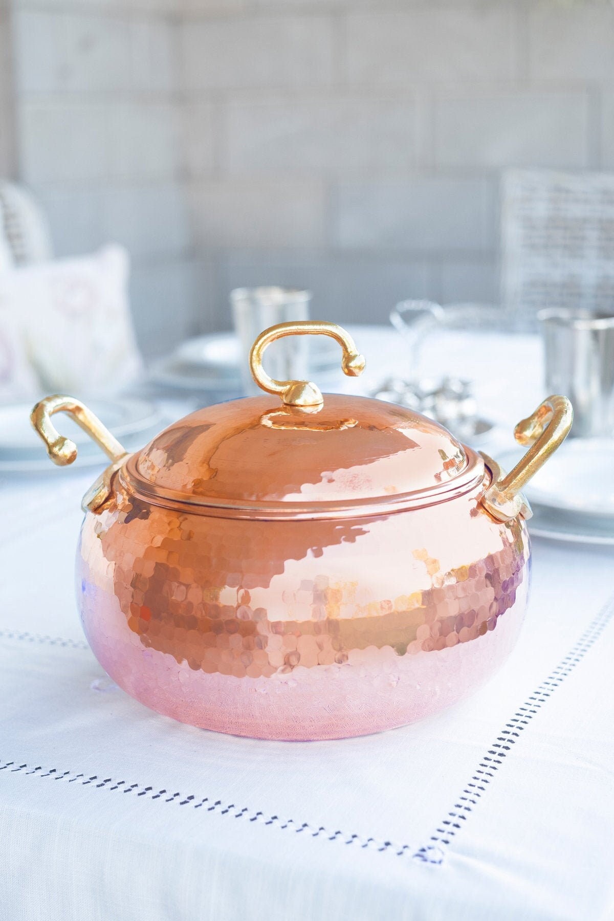 Ruffoni Glass Kitchen Jar with Copper Lid - Accessories