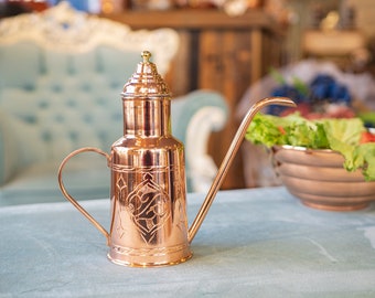Handcrafted Copper Oil Bottle, Copper Oil Cruet, Handmade Copper, Mothers Day Gift