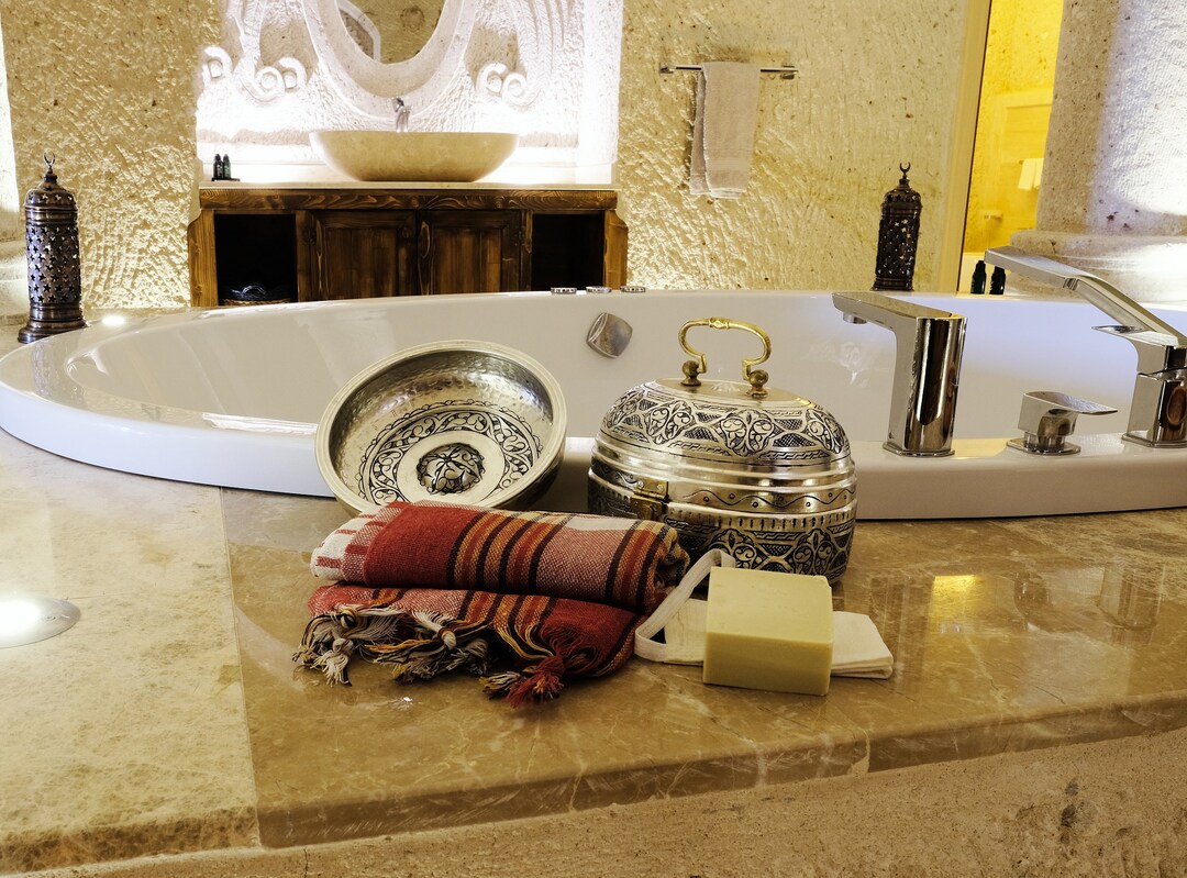 Turkish Bath Set, Copper Hamam Set, Bath Set, Traditional Turkish Bath