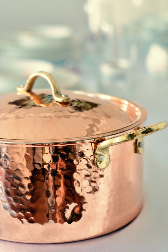 Handmade Copper Pot, Copper Pot, Cookware, Modern Copper, Copper