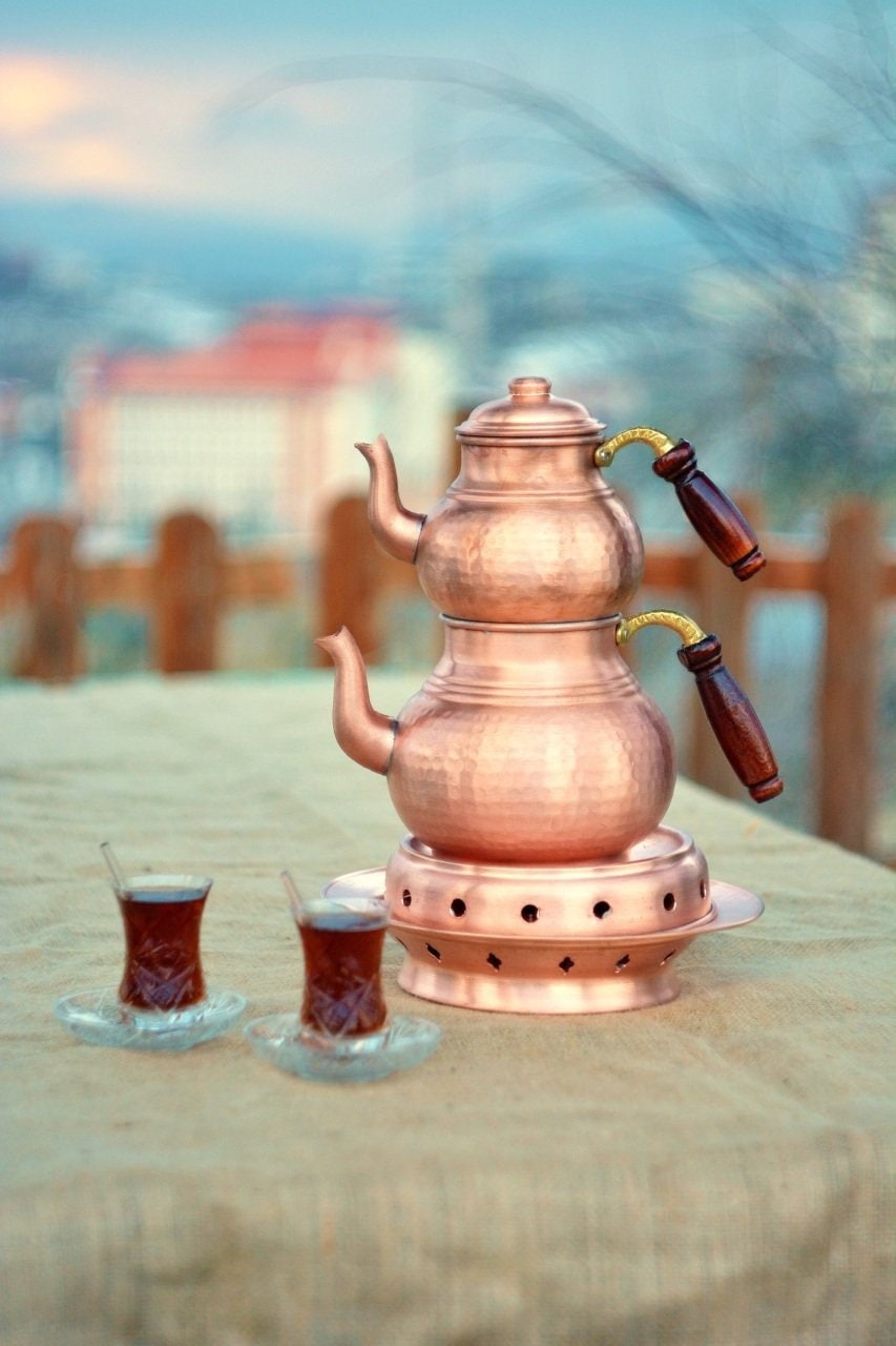 Handmade Hammered Copper Tea Kettle, Copper Teapot That Will Add
