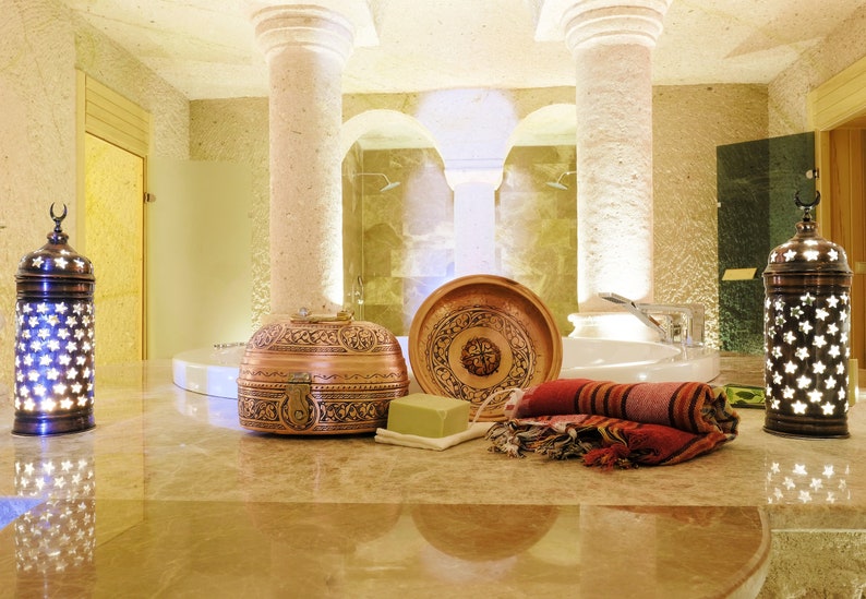 Turkish Bath Set Copper Hamam Set Bath Set Traditional Etsy