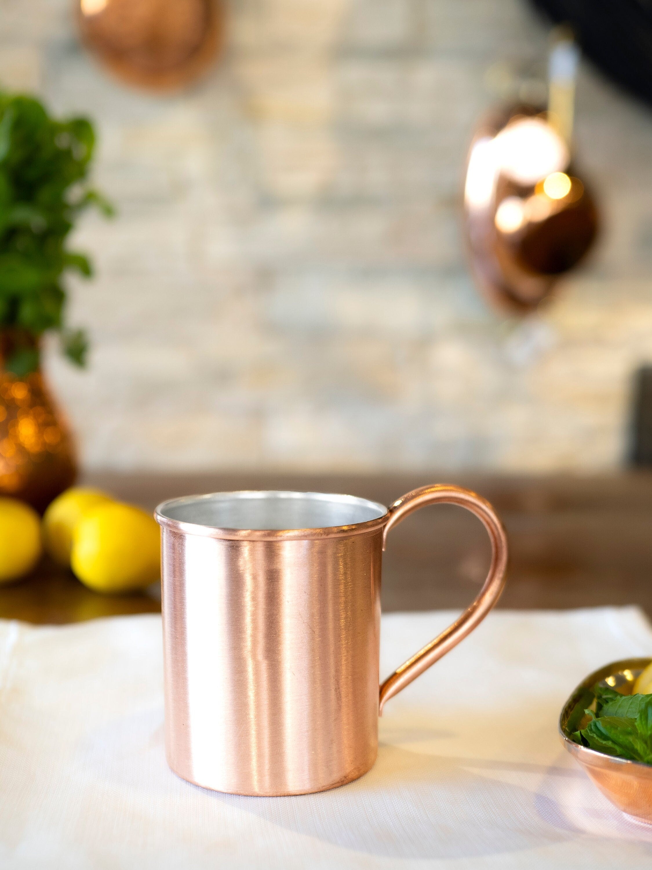 Handmade Solid Copper Mug, 500ml Matte Copper Cup - Etsy