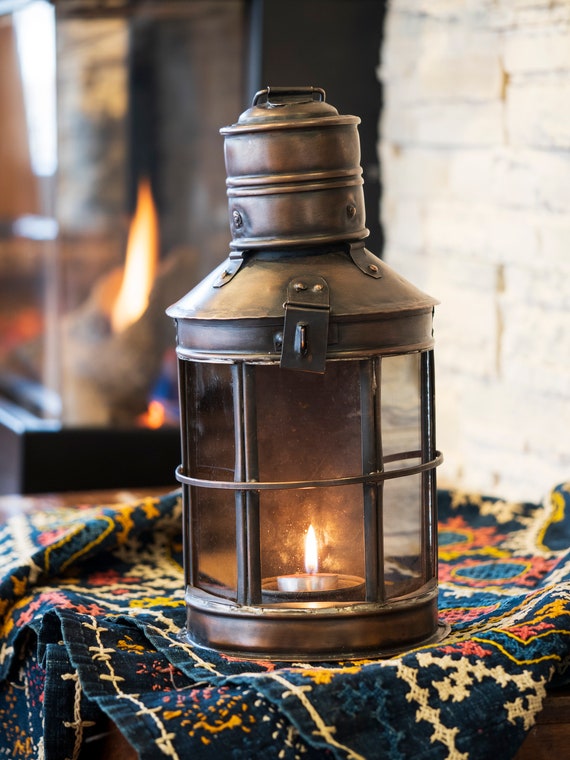 Copper Lantern Lanterns Handmade Vintange Copper Lantern Rustic Lantern Etsy Ireland