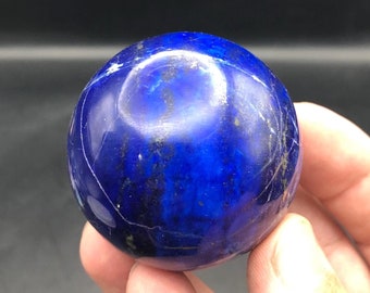 Deep Blue Lapis Lazuli Sphere - Polished Gemstone, 47mm