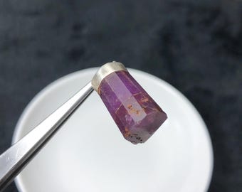Ruby Crystal Pendant - 925 Silver Gemstone Jewelry
