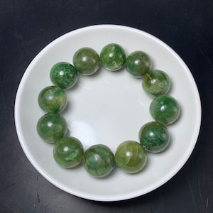 Deep Green Grossular Garnet bracelet , Grossular bracelet,Grossular garnet bracelet-gemstone bracelet-Gift For Her,GemStoneAppeal,