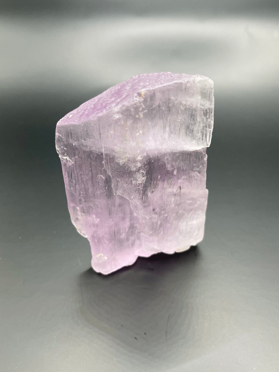 Pink Kunzite Crystal Complex Terminated Kunzite Gems Water Etsy
