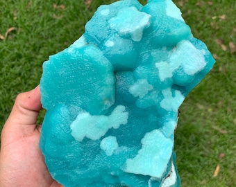 4.85lbs AAA grade hemimorphite specimen-real crystal specimen-hemimorphite raw-hemimorphite specimen-Stone specimen-gemstone for her