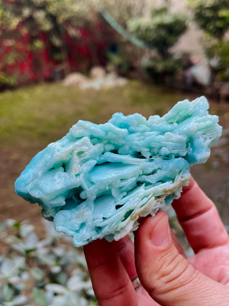 Blue Hemimorphite Specimen cute Real Crystal Specimen Rare Etsy