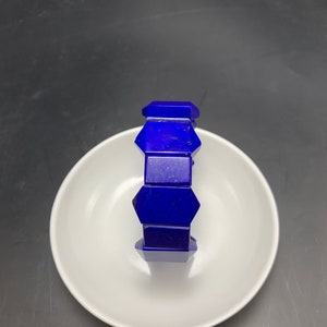 Lapislazuli Armband-Premium Qualität Lapislazuli Armband-Herren Frau dehnbar Armband Stein Armband-echtes Kristall Armband-Geschenk für sie