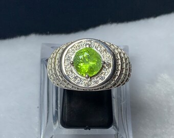 Premium kwaliteit mooie peridot ring - 925 sterling zilver - peridot ring - peridot ring ~ mooie peridot ring