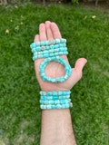Handmade Blue Aragonite Crystal Bracelet – Faceted Gemstone Healing Bracelet product logo
