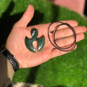 Natural Nephrite Pendant -Nephrite Jade Necklace - hand carved Pendant - Gemstone For Her- pendant necklace- gift for her-