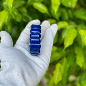 Premium quality handmade lapis lazuli bracelet - stone bracelet- real crystal bracelet - gift for her - birthday gift