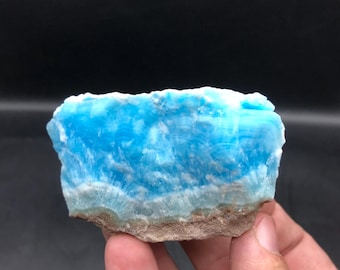 Super Blue Aragonite Raw Freeform Specimen