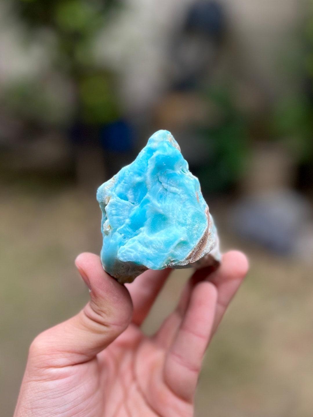 Blue Hemimorphite Specimen cute Real Crystal Specimen Rare Etsy