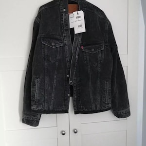 LEVI&#39;S TYP 3 Sherpa Trucker Jacke Unisex - Jeansjacke Gr. L