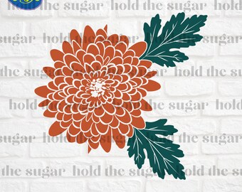 Chrysanthemum Svg Etsy