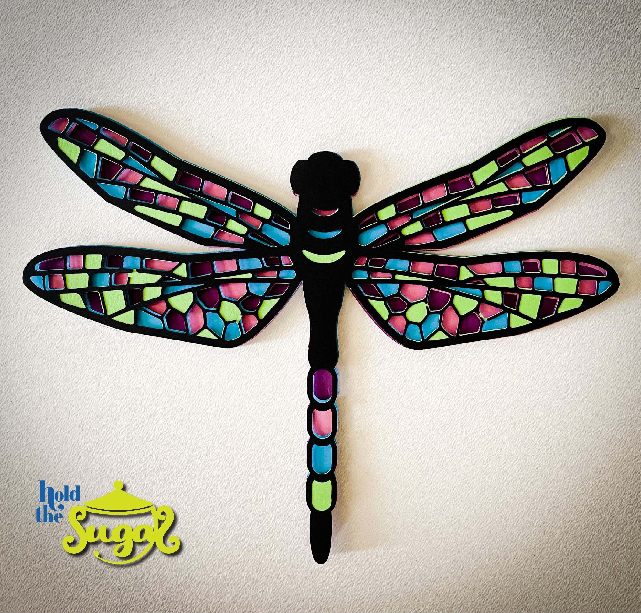 Download CARDSTOCK DRAGONFLY SVG 3D Layered Cardstock Dragonfly for ...