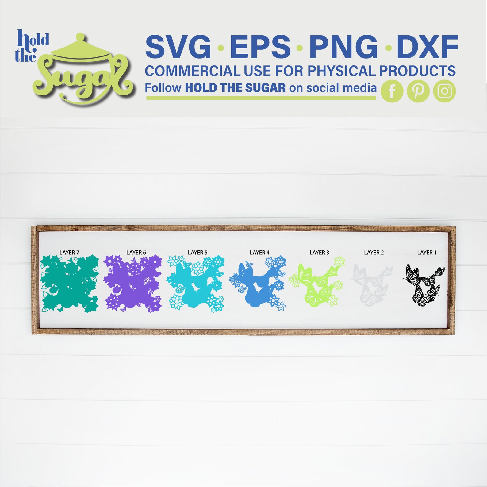Download 3d Layered svg Butterflies svg Cardstock svg for cricut | Etsy