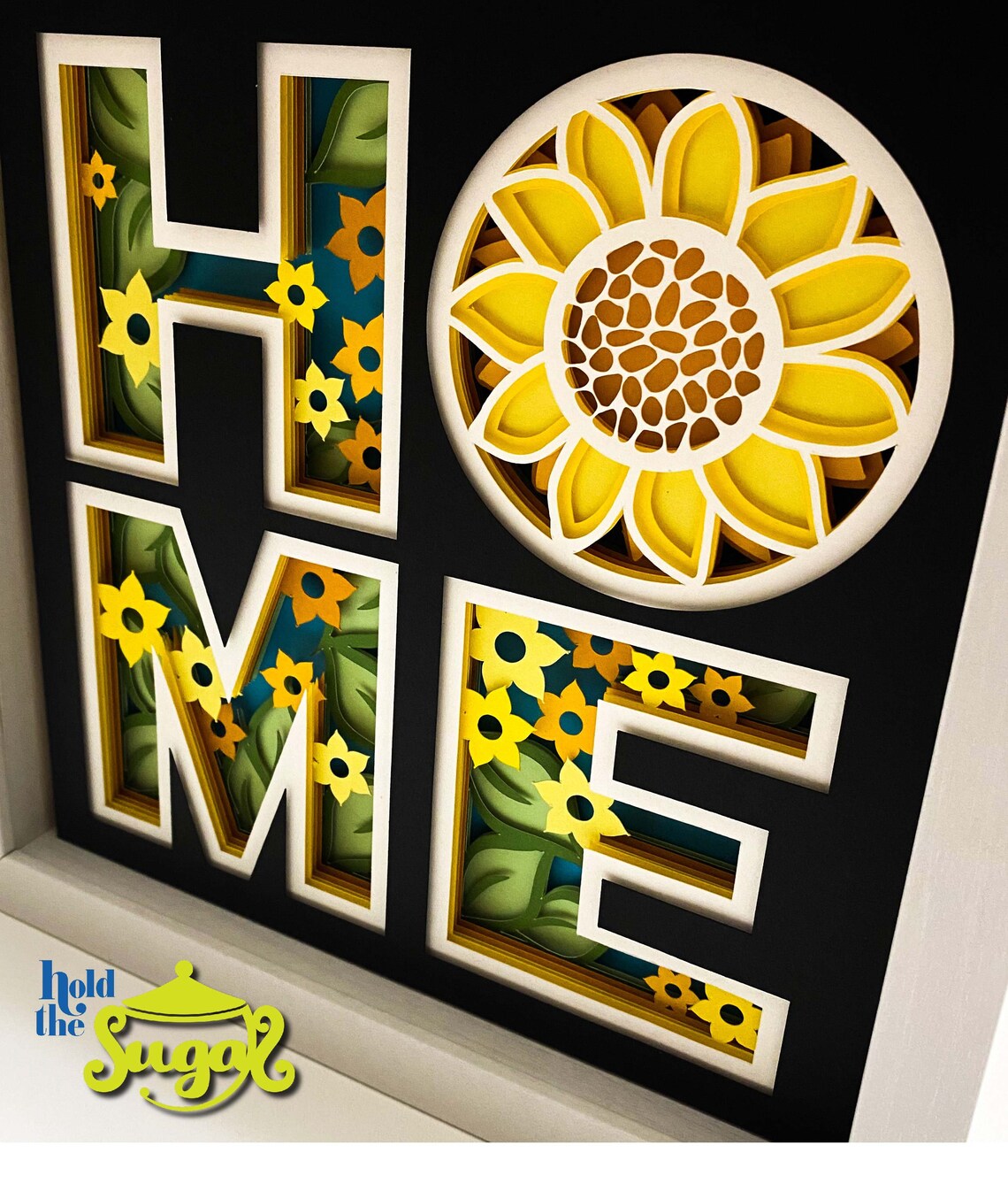 Download 3D Layered Cardstock svg Cardstock sunflower svg Home svg ...