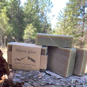 Timber Trail - Forest, Earthy, Hunters Soap, Mountain Soap, Woodsy, All Natural Handmade Soap, Pine Trees, Cold Processed Handmade Soap