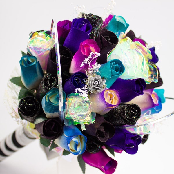 Galaxy Noir-Bois Rose Bouquet