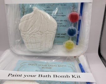 Paint your own Bath Bomb Kit