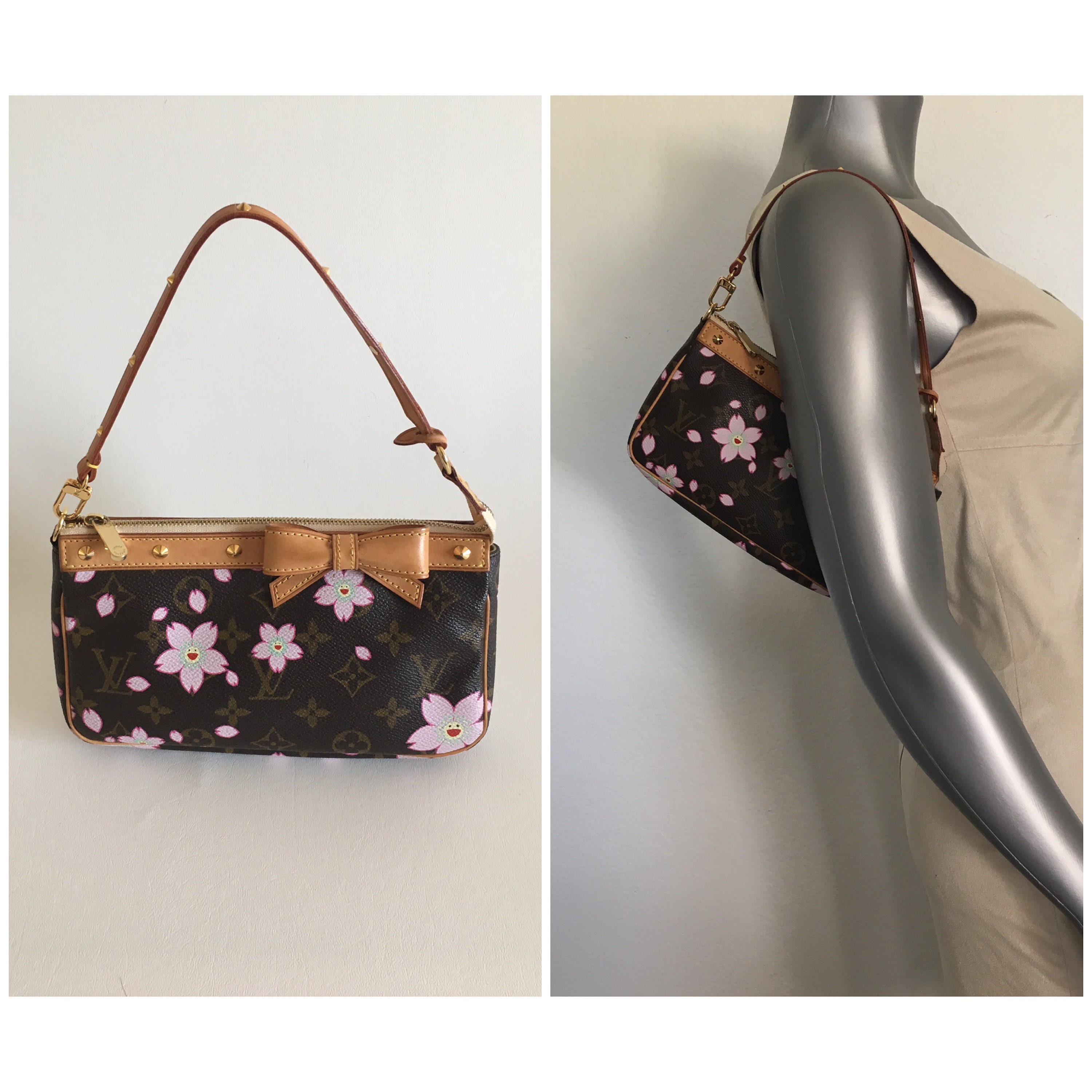Louis Vuitton cherry blossom purse. I found this at my mother's