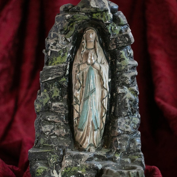 Grotto for Mary Statue Etsy