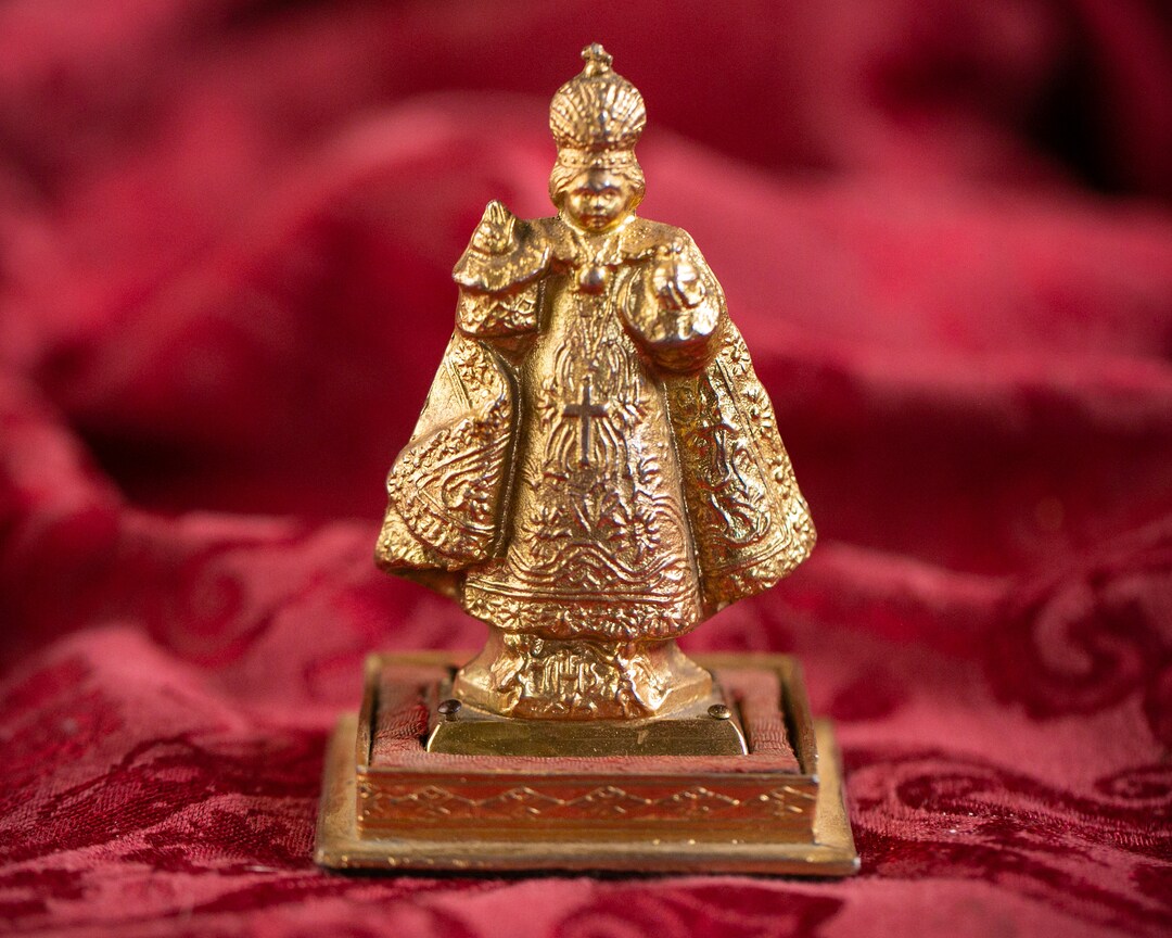Vintage Metal Infant of Prague Etsy