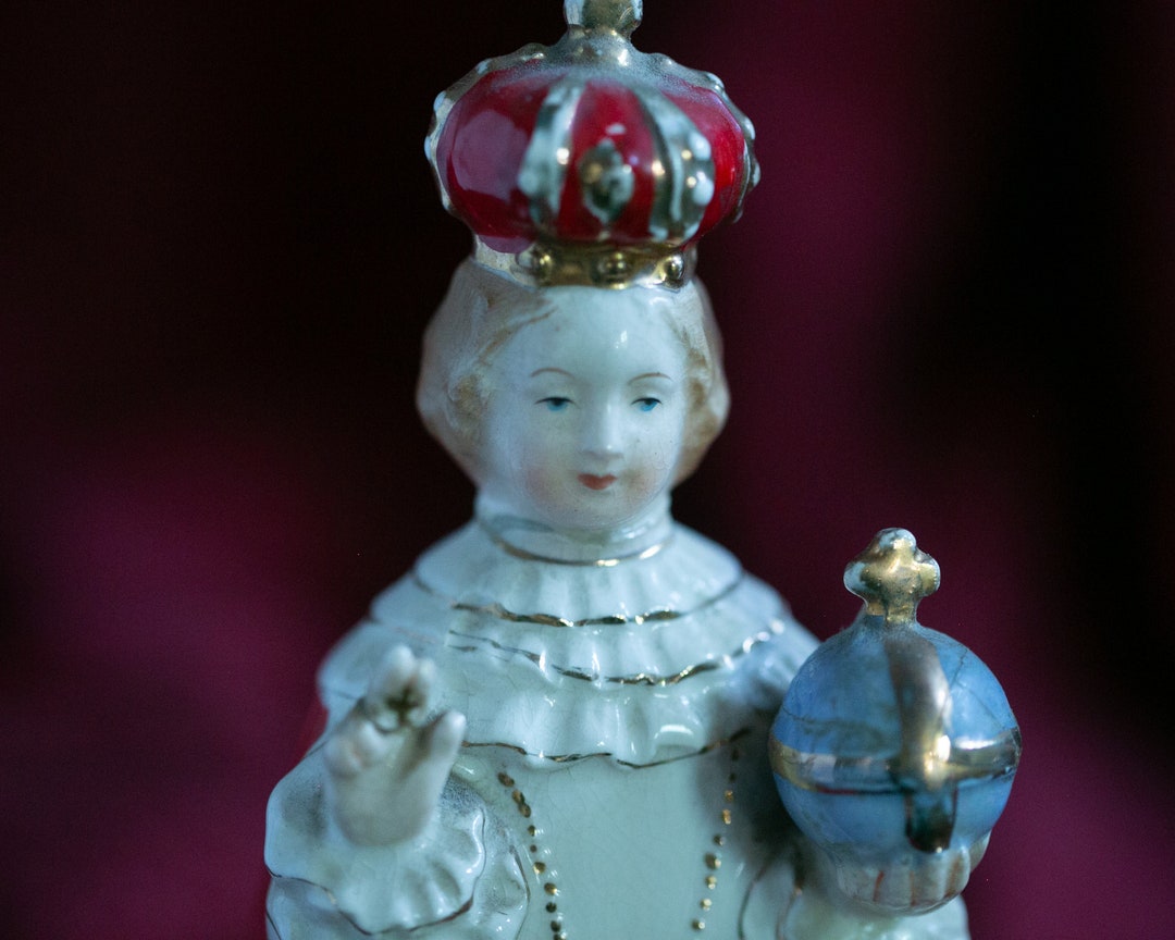 Vintage Porcelain Infant of Prague Etsy