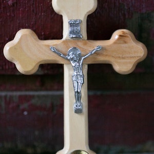 Vintage Crucifix from Jerusalem w/Holy Sand